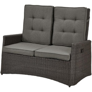 a casa mia Kleines Lounge-Sofa  Padua ¦ grau ¦ Maße (cm): B: 145 H: 106 T: 81.0