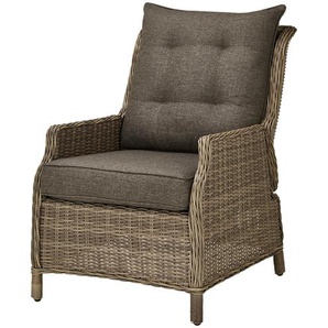 a casa mia Gartensessel  Florenz 2 Plus ¦ creme ¦ Maße (cm): B: 65 H: 97,5 T: 89.0