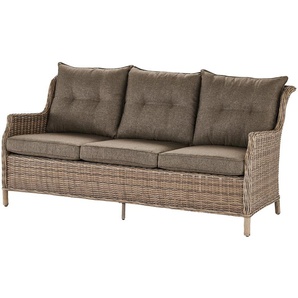a casa mia Sofa  3-Sitzer  Florenz 2  ¦ creme ¦ Maße (cm): B: 182 H: 86 T: 82.5