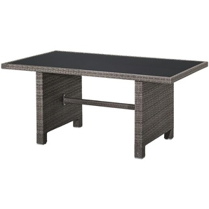 a casa mia Gartentisch  Bregenz ¦ grau ¦ Maße (cm): B: 85 H: 67