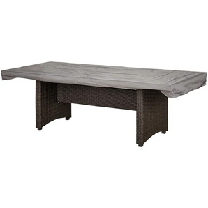 a casa mia Tisch-Schutzhülle Padua - grau - Materialmix - 220 cm - 15 cm - cm 100,0 | Möbel Kraft