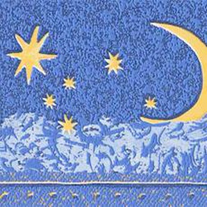 A.S. CRÉATION Bordüre Only Borders 11 Tapeten Tapete Bordüre Sterne Blau Gelb mit Blumen Gr. B/L: 0 m x 5 m, Rollen: 1 St., blau (blau, gelb) Kinderzimmer Bordüren