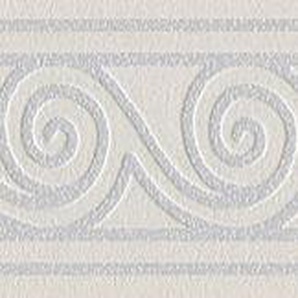 A.S. CRÉATION Bordüre Only Borders 11 Tapeten Tapete Bordüre Wellen Gr. B/L: 0 m x 5 m, Rollen: 1 St., grau (grau, metallic) Bordüren