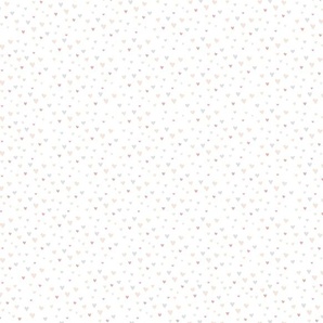A.S. CRÉATION Vliestapete Little Love Tapeten Tapete Kinderzimmer Rosa Grau Beige Gr. B/L: 0,53 m x 10,05 m, Rollen: 1 St., rosa (rosa, grau, beige) Kindertapeten