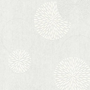 A.S. Création Vliestapete »Meistervlies«, geometrisch, grafisch, Tapeten mit Punkten Tapete Geometrisch Überstreichbar Weiß