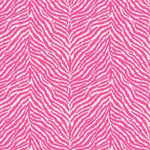 A.S. CRÉATION Vliestapete Trendwall im Zebra Print Tapeten Tapete Tiere Gr. B/L: 0,53 m x 10,05 m, Rollen: 1 St., rosa Vliestapeten Tapeten