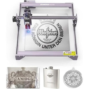 A5 Pro Lasergravierer, 40-W-Laserschneidmaschine mit Augenschutz, festem Fokus, 5-5,5 w Ausgangsleistung, Druckpunkt, 410 x 400 mm Gravurbereich