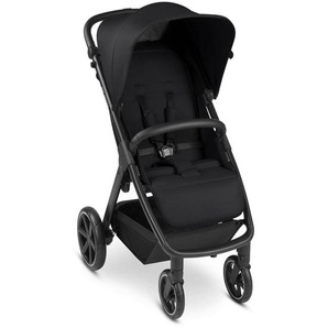 ABC Design Buggy Avus, Schwarz, Textil, 23.5x72x46.5 cm, EN 1888, UV 50+, Reach, Feststellbremse, Fußstütze abklappbar, Federung, kugelgelagerte Räder, Verdeckung abnehmbar, 5-Punkte-Gurt, für Babyschale geeignet, Griff in Lederoptik, mit Tragegriff,
