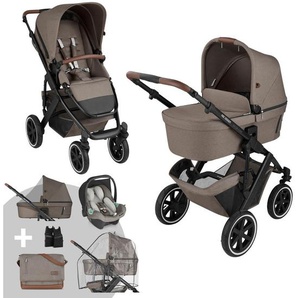 ABC Design Kinderwagenset Salsa 4 Air nature Set, Olivgrün, Textil, 63x110x95 cm, EN 1888, UV 50+, Reach, Baby on Tour, Kinderwagen, Kombikinderwagen