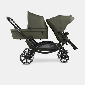 ABC-Design – Zoom 2 – Geschwisterwagen – inkl. 2 Sportsitze plus eine Babywanne ABC Design Zoom – Avocado + Zubehör gratis 192306