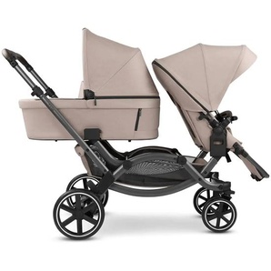 ABC Design – Zoom 2 – Zwillingswagen – Set 2in1 – inkl. 2 Babywannen und 2 Sportaufsätze – Camel 201595