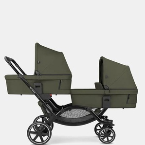 ABC Design – Zoom – Zwillingswagen – Set 2in1 – inkl. 2 Babywannen und 2 Sportaufsätze – Avocado 192311