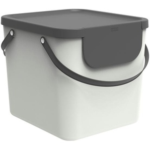 Abfallbehälter 40 Liter  Albula | weiß | Kunststoff, Kunststoff | 39,8 cm | 35,8 cm | 33,9 cm |