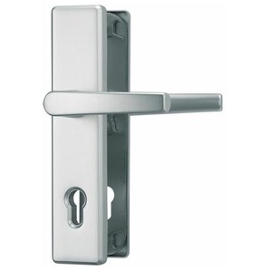 ABUS Schutzbeschlag KLN 314-Klinke-Klinke-F1 Aluminium Natur