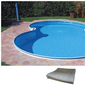Achtformpool MY POOL BWT Schwimmbecken Gr. B/H/L: Breite 320 cm x Höhe 120 cm x Länge 525 cm, 13000 l, weiß Achtformpools Keine Stanzung in der Stahlwand für Einbauskimmer und Einlaufdüse