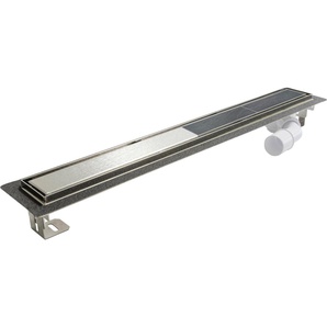 ACO Duschrinne Twist Comfort Edelstahl, 70 x 8,4 cm GLO782030490