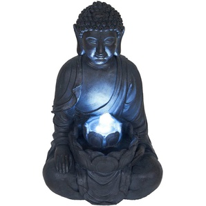 AcquaArte Gartenbrunnen SUNGAI, 27,5 cm Breite, Wasserspiel mit LED, BxTxH: 27,5x24x46 cm