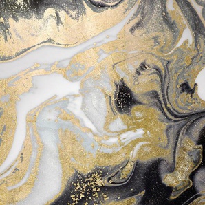 Acrylglasbild QUEENCE Abstrakte Kunst Bilder Gr. B/H/T: 100 cm x 150 cm x 2,4 cm, Acrylglasbild, goldfarben (goldfarben marmoriert) Acrylglasbilder in Marmor-Optik