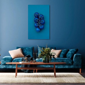 Acrylglasbild QUEENCE Elfi Bilder Gr. B/H: 120 cm x 80 cm, Acrylglasbild Strand Hochformat, 1 St., blau Acrylglasbilder