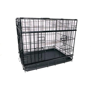 Active Canis - Premium Slidingdoor Cage - Black - 91 x 61 x 67