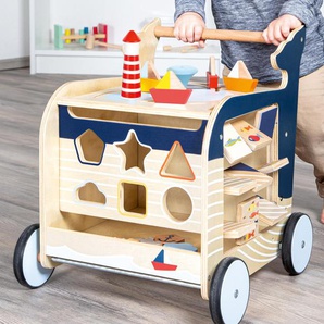small foot Activity Lauflernwagen »Wal« - blau -