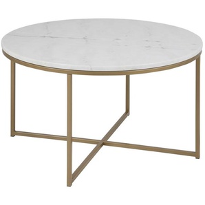Actona Alisma Couchtisch Stahl/Marmor