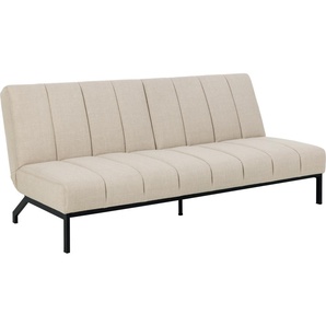 Actona Caix Bettcouch Beige/Schwarz