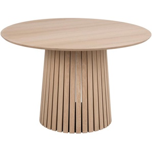 Actona Christo Esstisch Eiche Furnier/Holzwerkstoff Ø120x75 cm