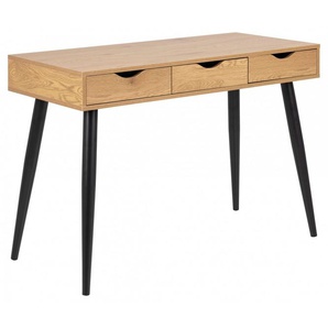 ACTONA GROUP Schreibtisch Neptun, Bürotisch, Arbeitstisch, mit 3 Schubladen, Breite 110 cm