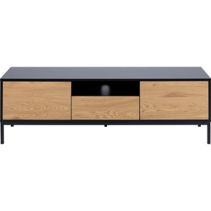 ACTONA GROUP TV-Schrank 1 Schublade, 1 offenem Fach und 2 geschlossenen Fächern, Breite 140 cm