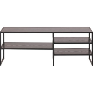 ACTONA GROUP TV-Schrank Metallgestell im Industrie-Look, 3 Einlegeböden, Breite 120 cm
