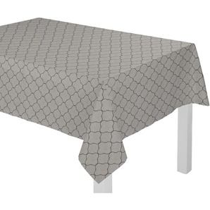 Tischdecke ADAM Indian Cortezada Tischdecken Gr. B/L: 145 cm x 220 cm, oval, schwarz Tischdecken