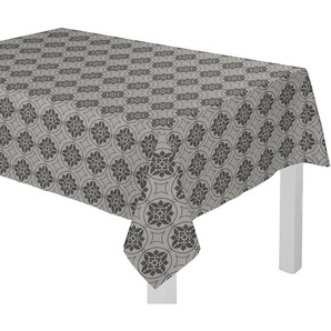 Tischdecke ADAM Romantic Puligny Tischdecken Gr. B/L: 130 cm x 220 cm, eckig, schwarz Tischdecken