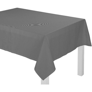 Tischdecke ADAM Uni Collection Light Tischdecken Gr. B/L: 145 cm x 220 cm, oval, schwarz Tischdecken