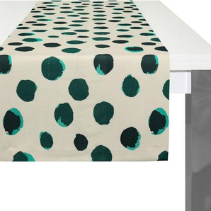 Adam Tischläufer Dots, nachhaltig aus Bio-Baumwolle,Made in Germany