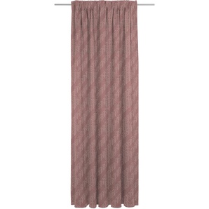 Vorhang ADAM Argentinian Criolla light Gardinen Gr. 175 cm, Multifunktionsband, 142 cm, rot Esszimmergardinen nachhaltig aus Bio-Baumwolle