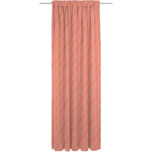 Vorhang ADAM Argentinian Criolla light Gardinen Gr. 225 cm, Multifunktionsband, 142 cm, orange Esszimmergardinen nachhaltig aus Bio-Baumwolle