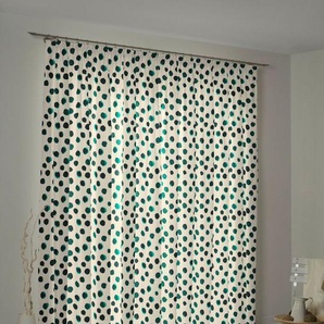 Adam Vorhang Dots, Kräuselband (1 St), blickdicht, Jacquard, nachhaltige Materialien