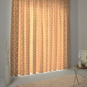 Adam Vorhang Retro Floret, Kräuselband (1 St), blickdicht, Jacquard, nachhaltig