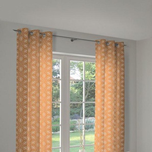 Adam Vorhang Retro Floret, Ösen (1 St), blickdicht, Jacquard, nachhaltig