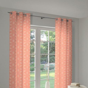 Adam Vorhang Retro Floret, Ösen (1 St), blickdicht, Jacquard