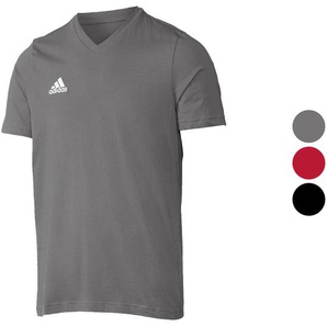 adidas Herren T-Shirt mit Logo, aus reiner Baumwolle