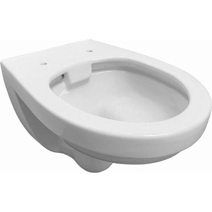 Adob - spülrandlose wandhänge wc Keramik Toilette Weiß inklusive Schutzmatte