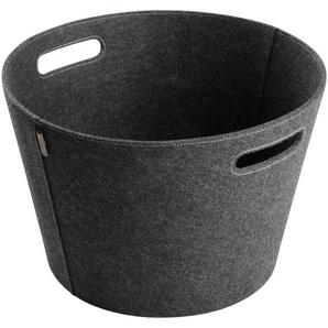 ADURO Aufbewahrungsbox Proline Aufbewahrungsboxen Ø 39 cm Gr. B/H: 39 cm x 29,5 cm Ø 39 cm, grau Körbe Boxen Aufbewahrungsboxen