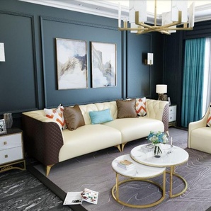 AEA Designer Couch Tisch Rund Tische Runde Sofa Metall Glas Beistell Wohn Zimmer Neu JVM4062292702167