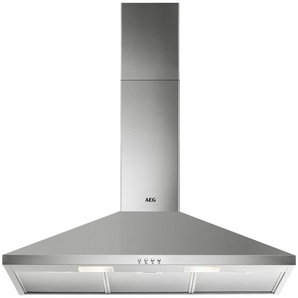 AEG Dunstabzugshaube , Edelstahl , Metall , 89.8x69-102x45 cm , Arbeitsplatzbeleuchtung , Küchen, Küchenelektrogeräte, Dunstabzugshauben