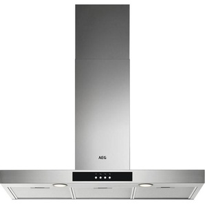 AEG Dunstabzugshaube , Edelstahl , Metall , 89.8x67.8-118x45 cm , Arbeitsplatzbeleuchtung , Küchen, Küchenelektrogeräte, Dunstabzugshauben
