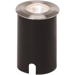 AEG Lampe U-Ground LED Außen-Bodeneinbauleuchte 88mm edelstahl | 1x 3W LED integriert, (300lm, 3000K) | IP 67 - Schutz gegen zeitweiliges Untertauchen