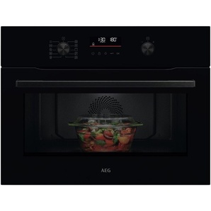 AEG NKO5N40K Kompaktbackofen mit Mikrowelle Schwarz