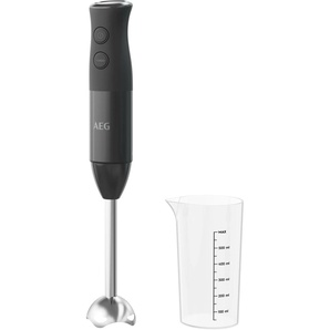 AEG Stabmixer HB4-1-4GG Mixer silberfarben (granite grey, silver) Stabmixer